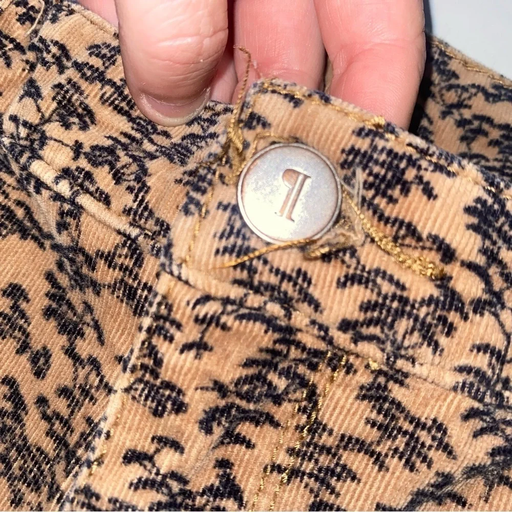 NWOT PILCRO AND THE LETTERPRESS ANTHROPOLOGIE SERIF CORDUROY PANTS POPULAR BRAND - Picture 7 of 9